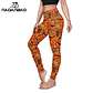 Nadanbao-mallas deportivas de Halloween para mujer, Leggings con estampado 3D Digital de Calavera, pantalones elásticos sexys, ajustados de cintura alta, novedad - Miniatura 2