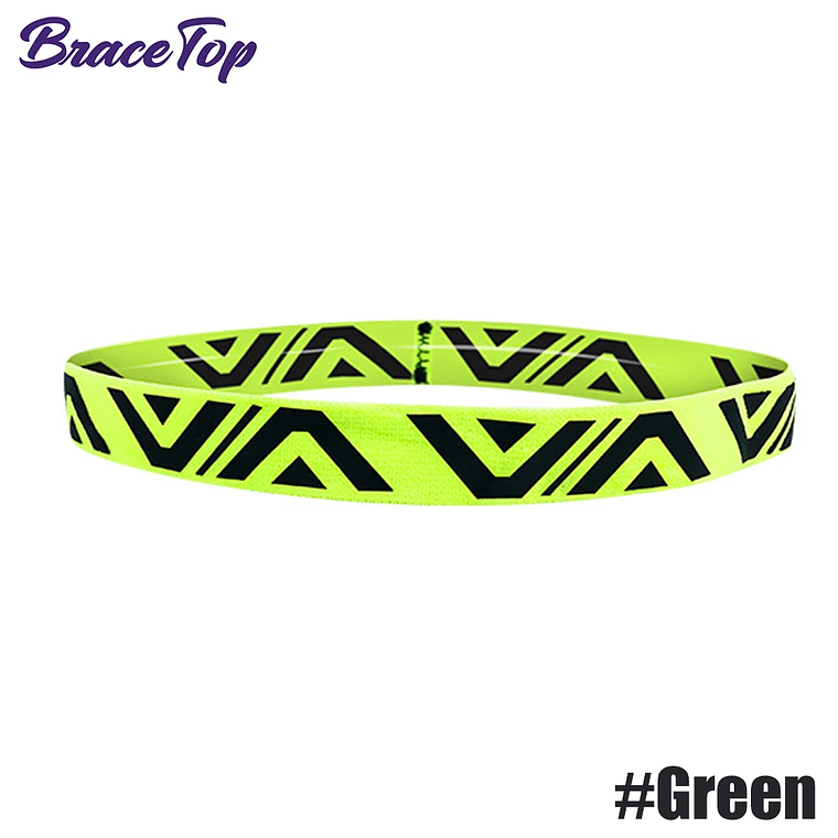 BraceTop-Diadema deportiva de 20 colores, bandas para el cabello para Yoga, banda elástica antideslizante para correr y Fitness, accesorios para el cabello de fútbol para mujeres y hombres 7