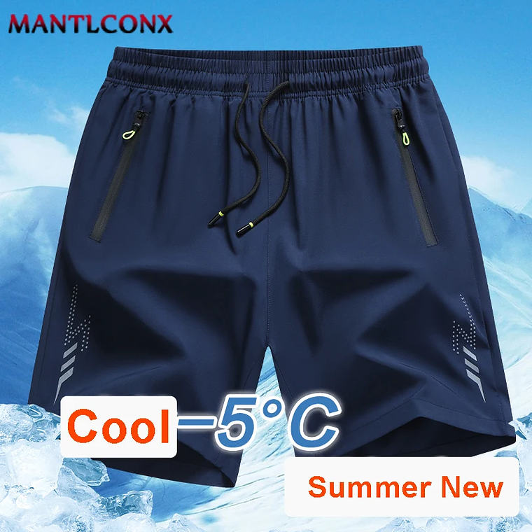 Los más nuevos pantalones cortos de verano para hombre, pantalones cortos deportivos para gimnasio, correr, Fitness, entrenamiento, pantalones cortos transpirables de secado rápido con cordón para  9