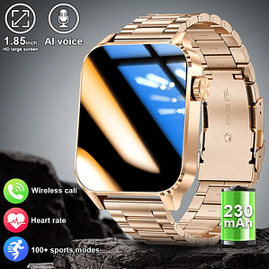 Reloj inteligente LIGE para hombres y mujeres, reloj inteligente deportivo de lujo con pantalla completamente táctil, resistente al agua, para Xiaomi, Huawei, Android, iOS, iPhone