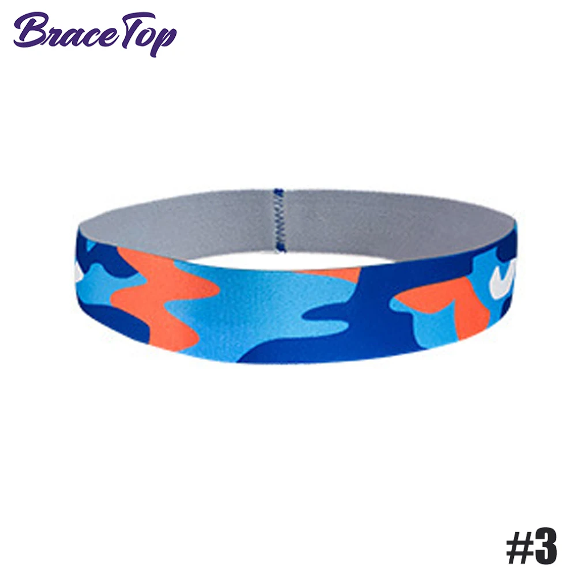 BraceTop-Diadema deportiva de 20 colores, bandas para el cabello para Yoga, banda elástica antideslizante para correr y Fitness, accesorios para el cabello de fútbol para mujeres y hombres 10