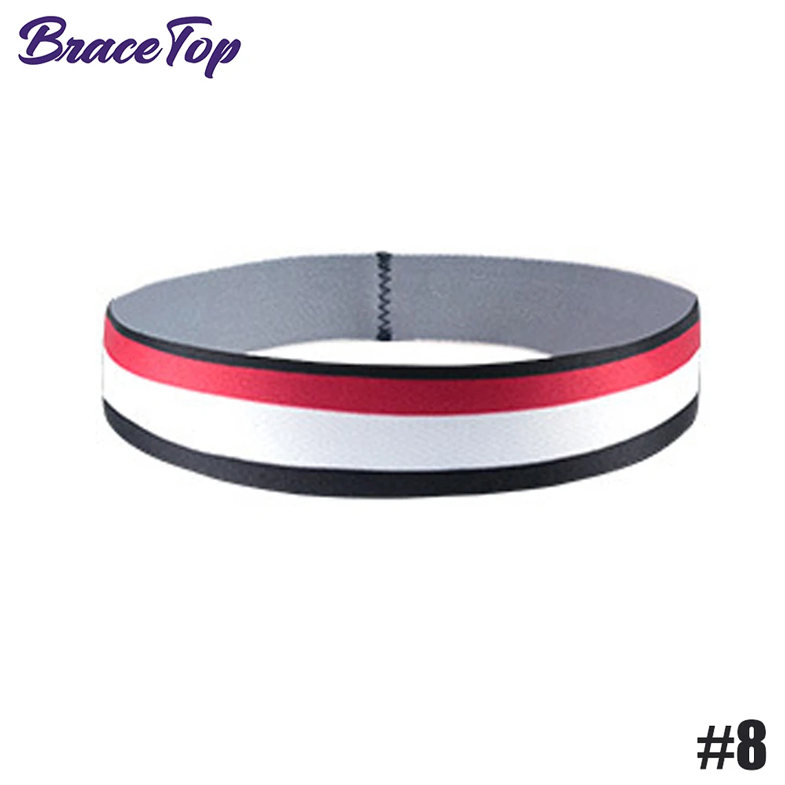 BraceTop-Diadema deportiva de 20 colores, bandas para el cabello para Yoga, banda elástica antideslizante para correr y Fitness, accesorios para el cabello de fútbol para mujeres y hombres 11