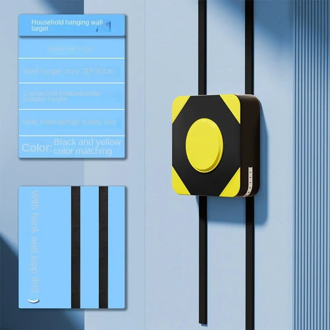 Almohadilla de boxeo de pared para ejercicio físico, bolsa de boxeo de agilidad, entrenamiento de reacción deportiva, ejercicio de reacción 8