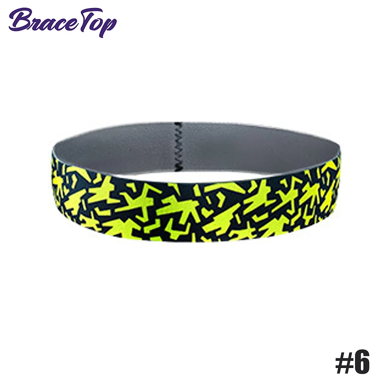 BraceTop-Diadema deportiva de 20 colores, bandas para el cabello para Yoga, banda elástica antideslizante para correr y Fitness, accesorios para el cabello de fútbol para mujeres y hombres 17