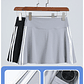 BIVIGAOS verano doble raya deporte tenis faldas cortas mujeres falso dos piezas estiramiento correr Fitness Golf A-line Yoga Mini falda - thumbnail 10