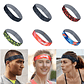 BraceTop-Diadema deportiva de 20 colores, bandas para el cabello para Yoga, banda elástica antideslizante para correr y Fitness, accesorios para el cabello de fútbol para mujeres y hombres - thumbnail 28