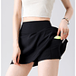 BIVIGAOS verano doble raya deporte tenis faldas cortas mujeres falso dos piezas estiramiento correr Fitness Golf A-line Yoga Mini falda - thumbnail 13
