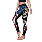 Nadanbao-mallas deportivas de Halloween para mujer, Leggings con estampado 3D Digital de Calavera, pantalones elásticos sexys, ajustados de cintura alta, novedad - Miniatura 27