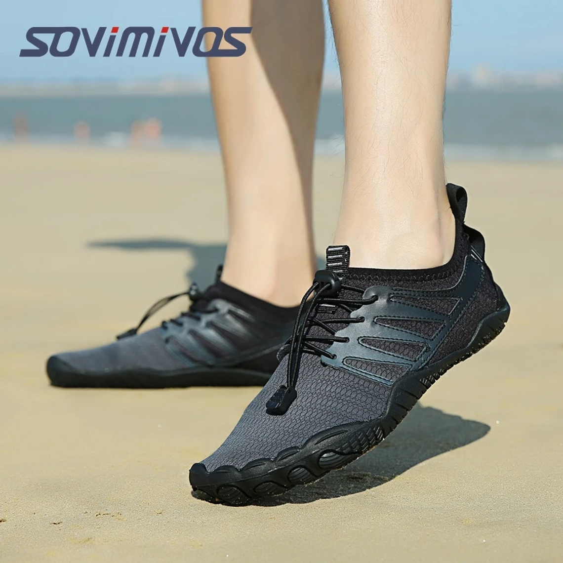 Zapatillas de deporte de cinco dedos para hombre y mujer, calzado ligero para exteriores, rápido, para Fitness, Verano 37