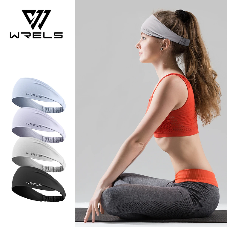 Diadema para ciclismo, diadema elástica antideslizante para Fitness, banda para el sudor que absorbe la humedad, gorros elásticos para entrenamiento atlético para hombres y mujeres 1