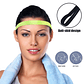 BraceTop-Diadema deportiva de 20 colores, bandas para el cabello para Yoga, banda elástica antideslizante para correr y Fitness, accesorios para el cabello de fútbol para mujeres y hombres - thumbnail 3