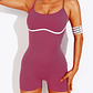Body de una pieza a la moda de verano para mujer, ropa deportiva para mujer, monos de gimnasio, ropa de Yoga, peleles de Fitness, mallas deportivas para mujer, pantalones cortos - thumbnail 5