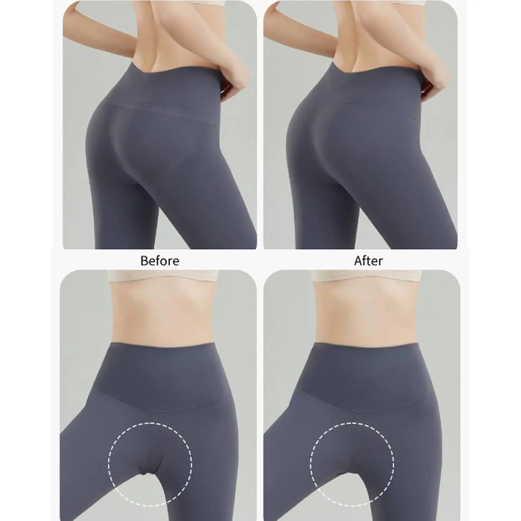 Tanga correctora con cubierta de punta de camello para mujer, ropa interior sin costuras, ropa interior sin costuras para fitness, leggings, Yoga 2