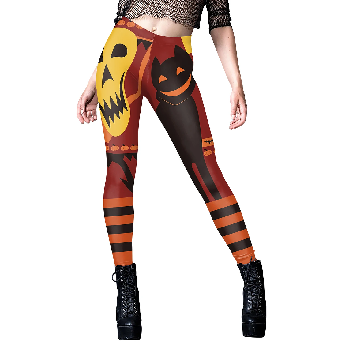 Nadanbao-mallas deportivas de Halloween para mujer, Leggings con estampado 3D Digital de Calavera, pantalones elásticos sexys, ajustados de cintura alta, novedad 9