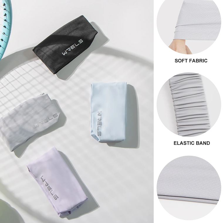 Diadema para ciclismo, diadema elástica antideslizante para Fitness, banda para el sudor que absorbe la humedad, gorros elásticos para entrenamiento atlético para hombres y mujeres 12