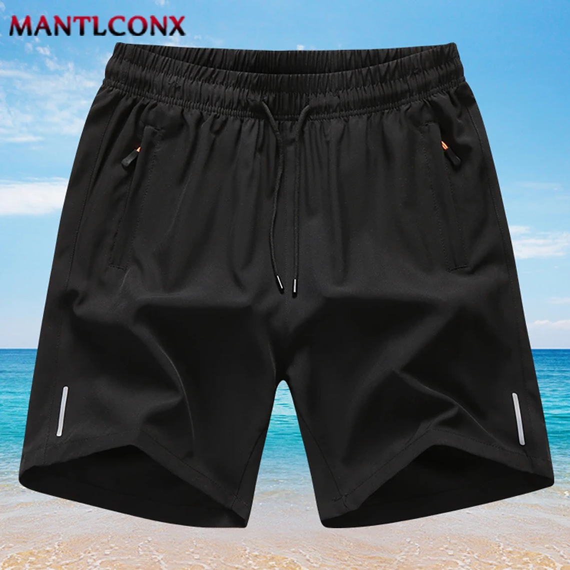 Los más nuevos pantalones cortos de verano para hombre, pantalones cortos deportivos para gimnasio, correr, Fitness, entrenamiento, pantalones cortos transpirables de secado rápido con cordón para  10
