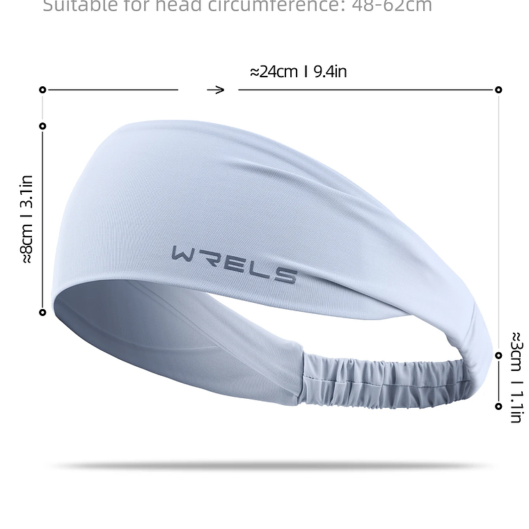 Diadema para ciclismo, diadema elástica antideslizante para Fitness, banda para el sudor que absorbe la humedad, gorros elásticos para entrenamiento atlético para hombres y mujeres 15