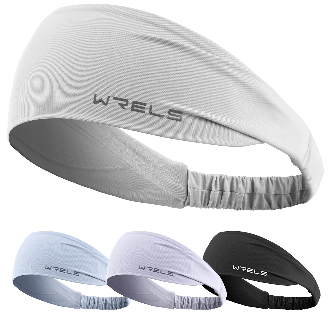 Diadema para ciclismo, diadema elástica antideslizante para Fitness, banda para el sudor que absorbe la humedad, gorros elásticos para entrenamiento atlético para hombres y mujeres 16