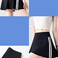 BIVIGAOS verano doble raya deporte tenis faldas cortas mujeres falso dos piezas estiramiento correr Fitness Golf A-line Yoga Mini falda - thumbnail 19
