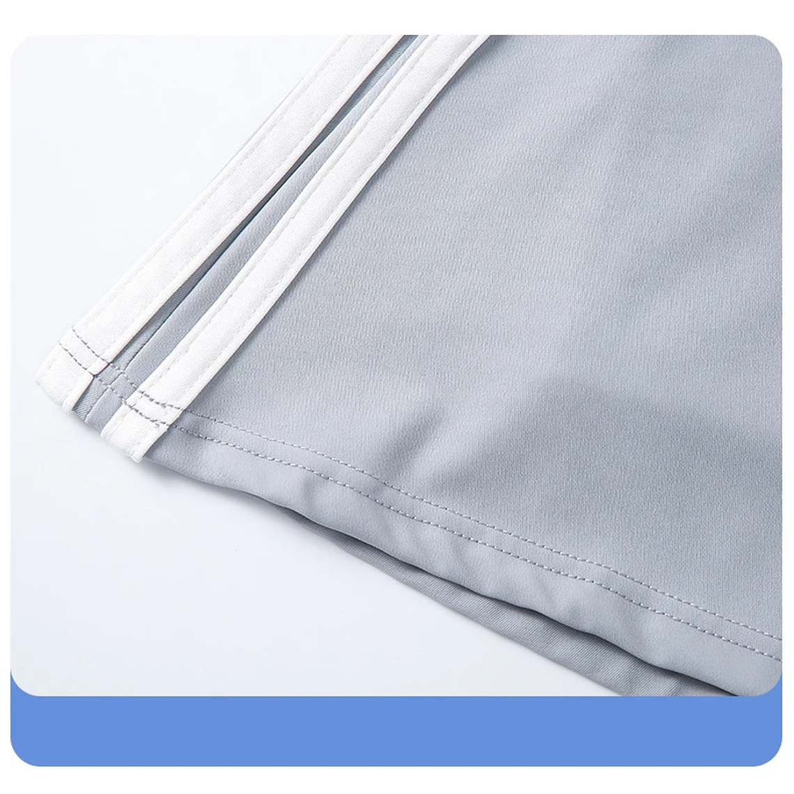 BIVIGAOS verano doble raya deporte tenis faldas cortas mujeres falso dos piezas estiramiento correr Fitness Golf A-line Yoga Mini falda 23