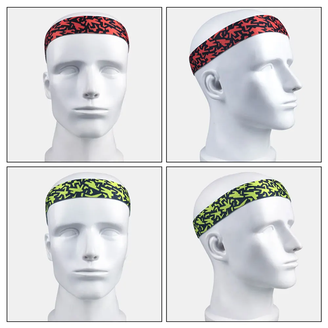 BraceTop-Diadema deportiva de 20 colores, bandas para el cabello para Yoga, banda elástica antideslizante para correr y Fitness, accesorios para el cabello de fútbol para mujeres y hombres 37