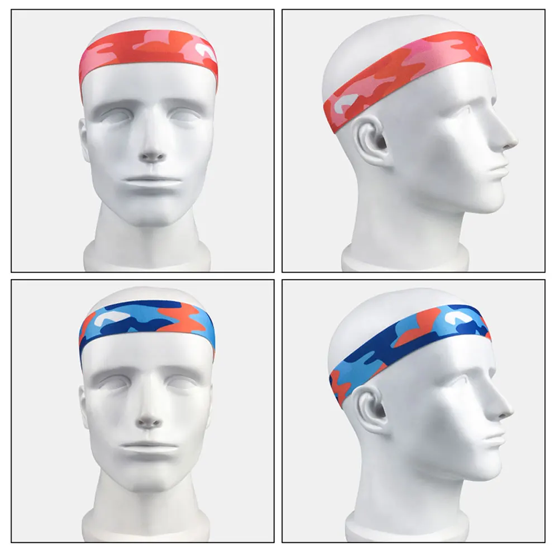 BraceTop-Diadema deportiva de 20 colores, bandas para el cabello para Yoga, banda elástica antideslizante para correr y Fitness, accesorios para el cabello de fútbol para mujeres y hombres 38