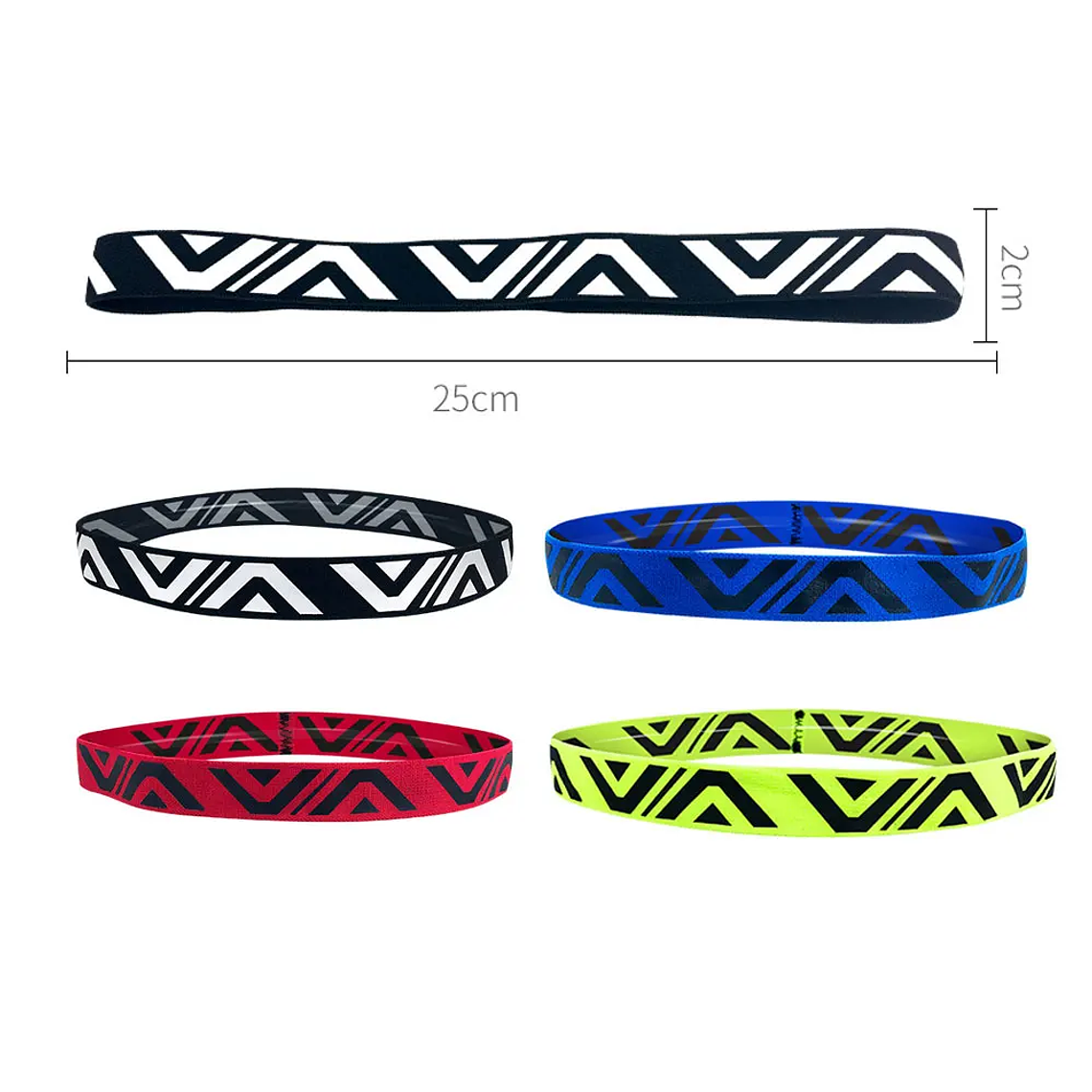 BraceTop-Diadema deportiva de 20 colores, bandas para el cabello para Yoga, banda elástica antideslizante para correr y Fitness, accesorios para el cabello de fútbol para mujeres y hombres 51