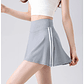 BIVIGAOS verano doble raya deporte tenis faldas cortas mujeres falso dos piezas estiramiento correr Fitness Golf A-line Yoga Mini falda - thumbnail 25