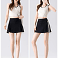BIVIGAOS verano doble raya deporte tenis faldas cortas mujeres falso dos piezas estiramiento correr Fitness Golf A-line Yoga Mini falda - thumbnail 34