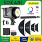 Sokani X100 Luz LED bicolor para vídeo, iluminación de montaje Bowens para fotografía, grabación de vídeo, disparo al aire libre, X100, 100W, RGB - Thumbnail 1