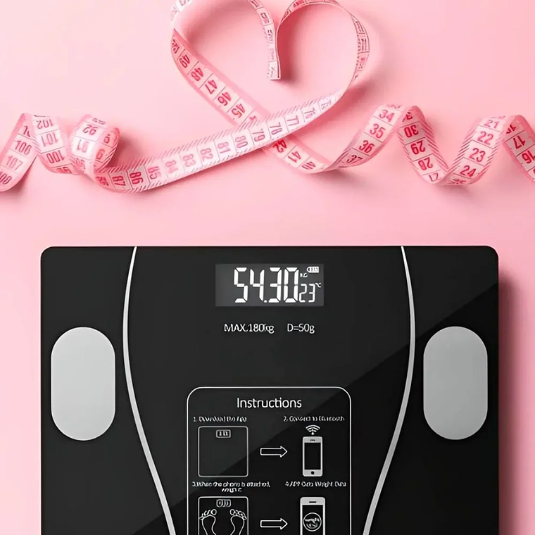 Báscula inteligente de bioimpedancia digital profesional Bluetooth de 180 kg 3
