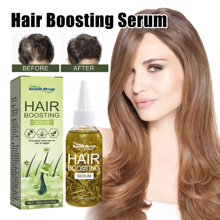 South Moon Hair Boosting Serum Hair Regrowth Treatments for Dry Frizzy Hair Prevents Hair Loss Repairs Soft Moist Dense Hair Oil 2
