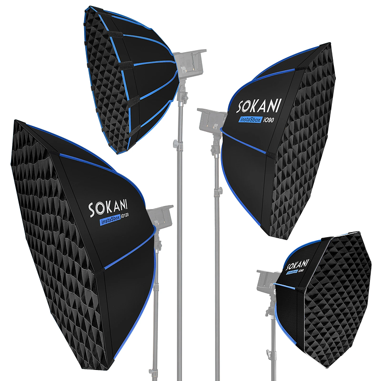 Sokani X100 Luz LED bicolor para vídeo, iluminación de montaje Bowens para fotografía, grabación de vídeo, disparo al aire libre, X100, 100W, RGB 5