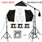 Kit de fotografía de luz Softbox, trípode de fotografía de 2M para luz de disco de caja suave Led de 45W, soporte de estudio fotográfico, iluminación, lámpara de grabación de vídeo - thumbnail 9