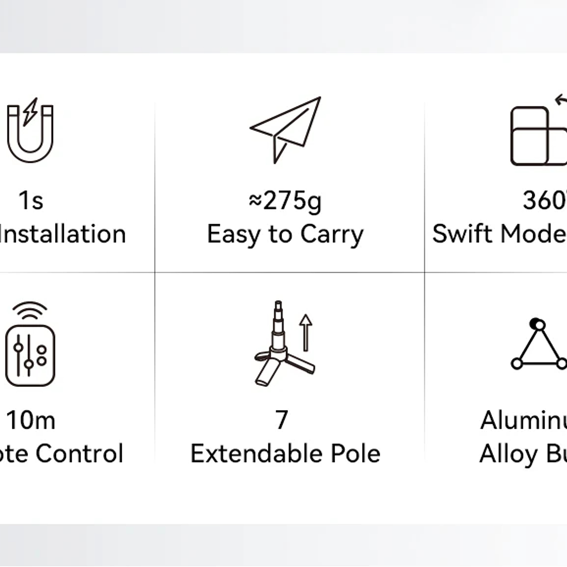 Ulanzi MG-003 Pro trípode magnético para palo Selfie para teléfono 1,36 m trípode Selfie extensible para iPhone 15 14 13 12 Vlog transmisión en vivo 10