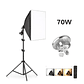 Kit de fotografía de luz Softbox, trípode de fotografía de 2M para luz de disco de caja suave Led de 45W, soporte de estudio fotográfico, iluminación, lámpara de grabación de vídeo - thumbnail 12