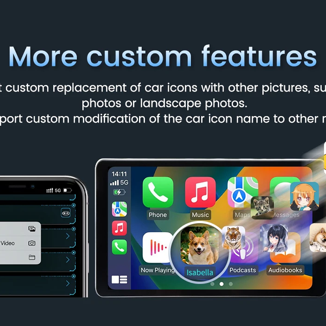 Carlinkit 4,0 CarPlay inalámbrico Android Auto cableado a adaptador inalámbrico para Vw Skoda Toyota Peugeot Kia Mazda IPhone teléfono Android 13