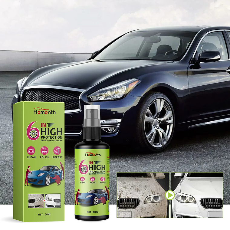 Homonth Car Polish Liquid Crystal Coating and Crystal Spray Polishing Waxing and Cleaning Refurbishing Agent 2