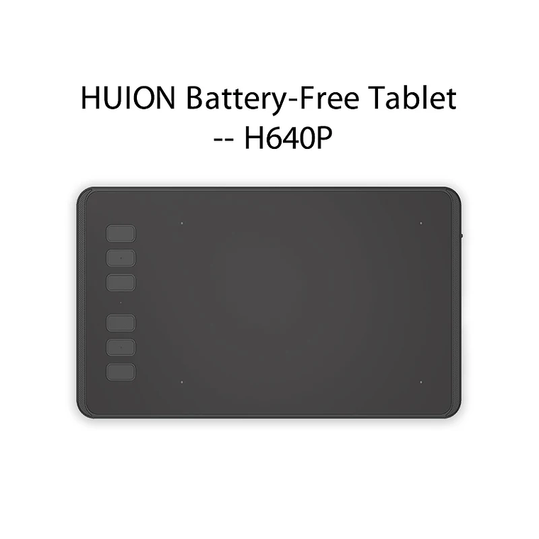 HUION-Tabletas gráficas ultraligeras H640P H950P, Tablet Digital con bolígrafo de dibujo, Stylus sin batería, para PC, teléfono Android mesa digitalizadora huion 8