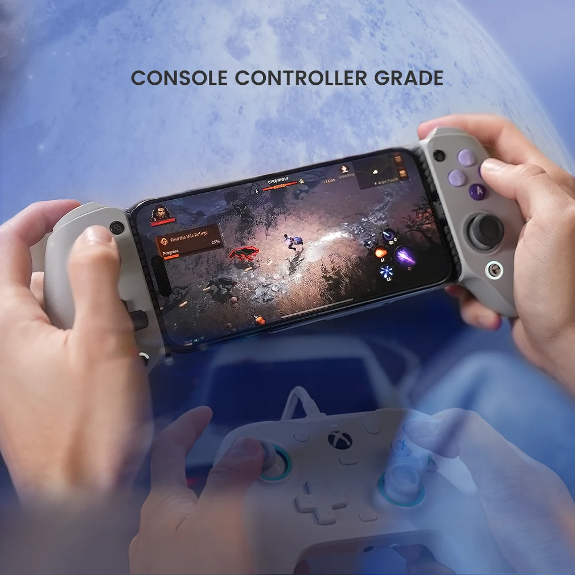 GameSir-Gamepad G8 Galileo para android, mando para PS4, PS5, mando para teléfono móvil, Efecto Hall Stick para iPhone 15, Android 12
