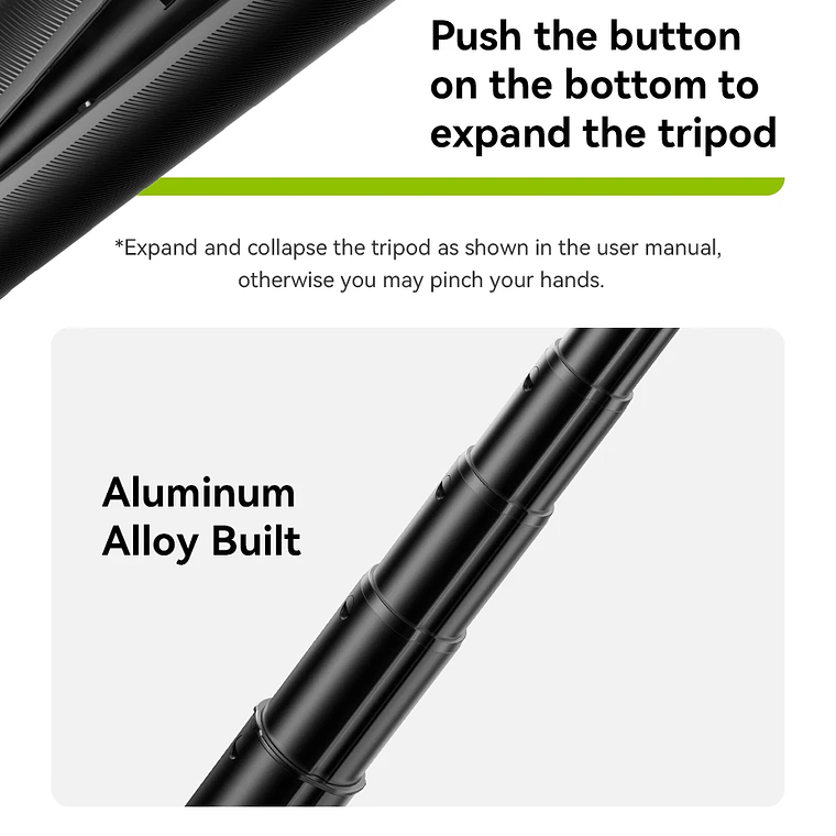 Ulanzi MG-003 Pro trípode magnético para palo Selfie para teléfono 1,36 m trípode Selfie extensible para iPhone 15 14 13 12 Vlog transmisión en vivo 17