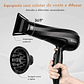 Secador de pelo profesional, 110/220V, 1800W, negro/dorado, de Brasil - thumbnail 16