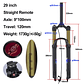 BOLANY R29 Horquilla de Bicicleta con Ajuste de Rebote Suspensión Delantera de Aire MTB 26/27.5/29 Pulgadas Recorrido de 120 mm Horquilla de 9x100mm Liberación Rápida Accesorios para Bicicletas Hor - thumbnail 18