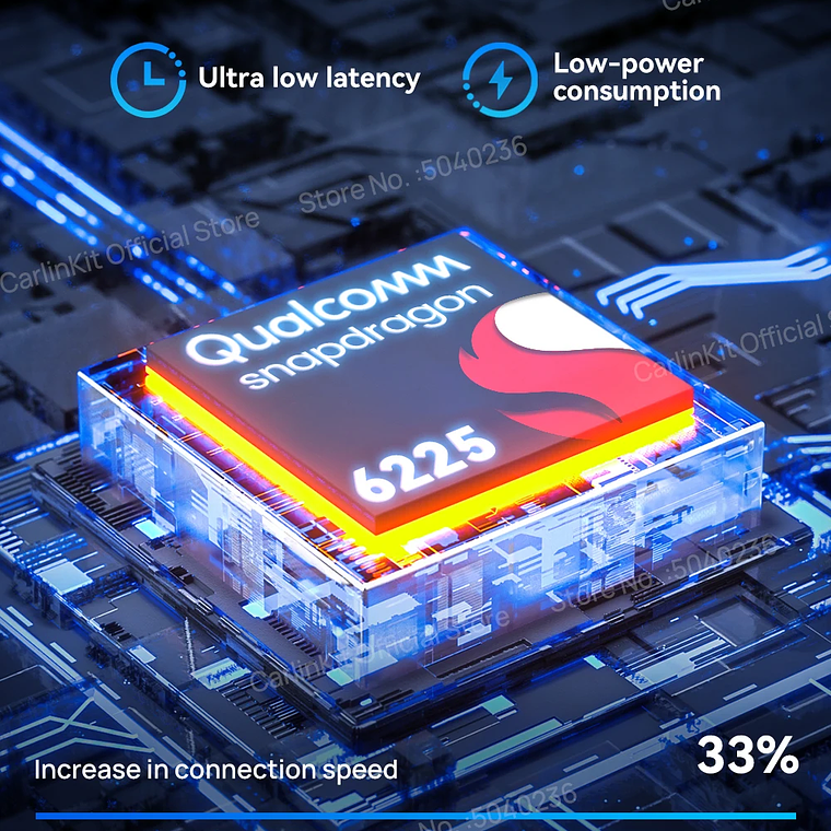 8G+128G Carlinkit CarPlay Ai Box LED Android 13 Inalámbrico Android Auto CarPlay Video TV Box Qualcomm SM6225 Caja de transmisión de 8 núcleos para VW Ford Kia Toyota Honda Benz MG BYD Mazda 24