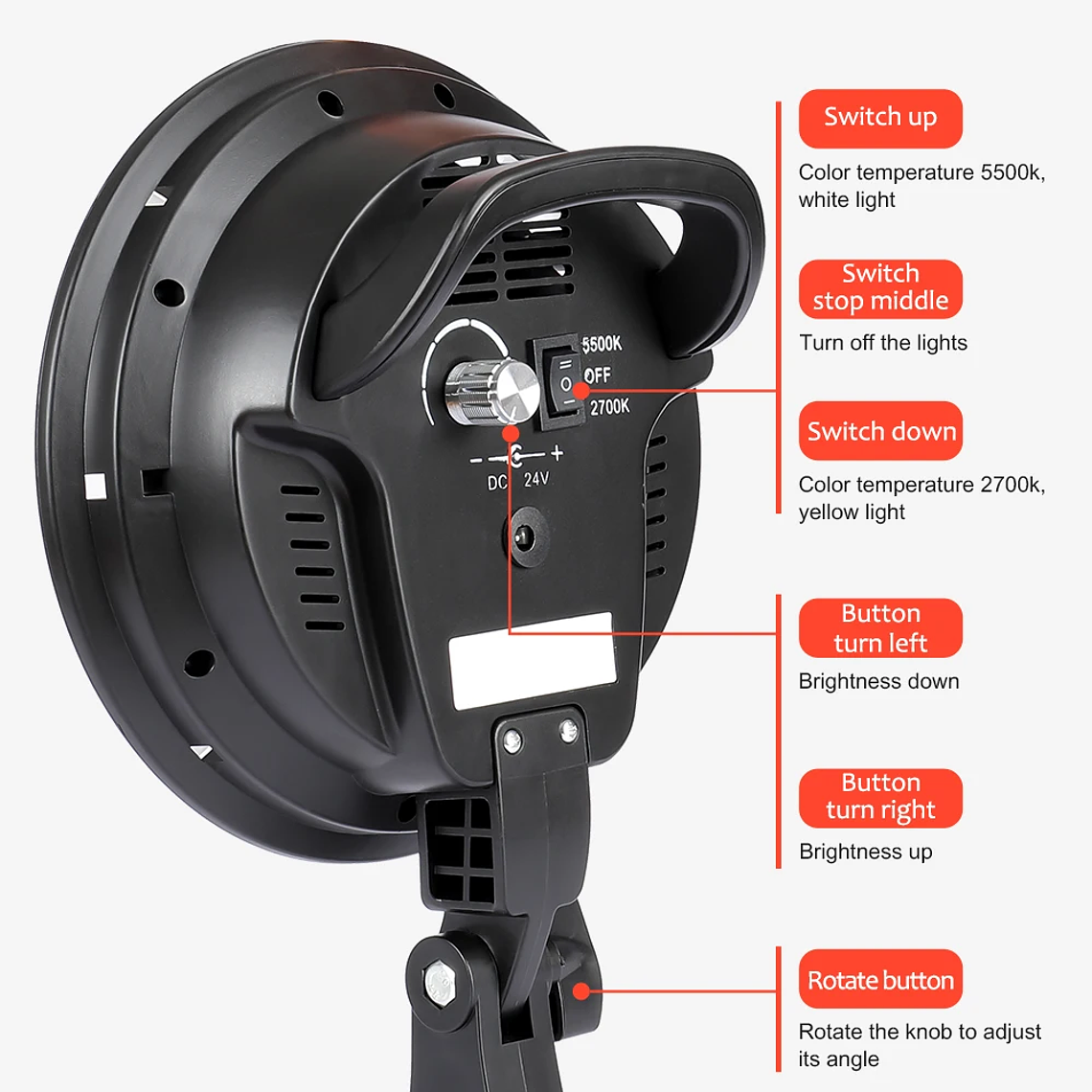 Kit de fotografía de luz Softbox, trípode de fotografía de 2M para luz de disco de caja suave Led de 45W, soporte de estudio fotográfico, iluminación, lámpara de grabación de vídeo 28