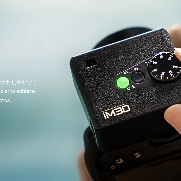 【Do Brasil】Godox iM30 Mini cámara Flash para cámaras Canon Fuiji f1-230 Sony zv1 zve10 Ricoh gr3 Nikon Panasonic Olympus Pentax 19