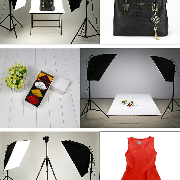 Kit de fotografía de luz Softbox, trípode de fotografía de 2M para luz de disco de caja suave Led de 45W, soporte de estudio fotográfico, iluminación, lámpara de grabación de vídeo 38