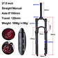 BOLANY R29 Horquilla de Bicicleta con Ajuste de Rebote Suspensión Delantera de Aire MTB 26/27.5/29 Pulgadas Recorrido de 120 mm Horquilla de 9x100mm Liberación Rápida Accesorios para Bicicletas Hor - thumbnail 30