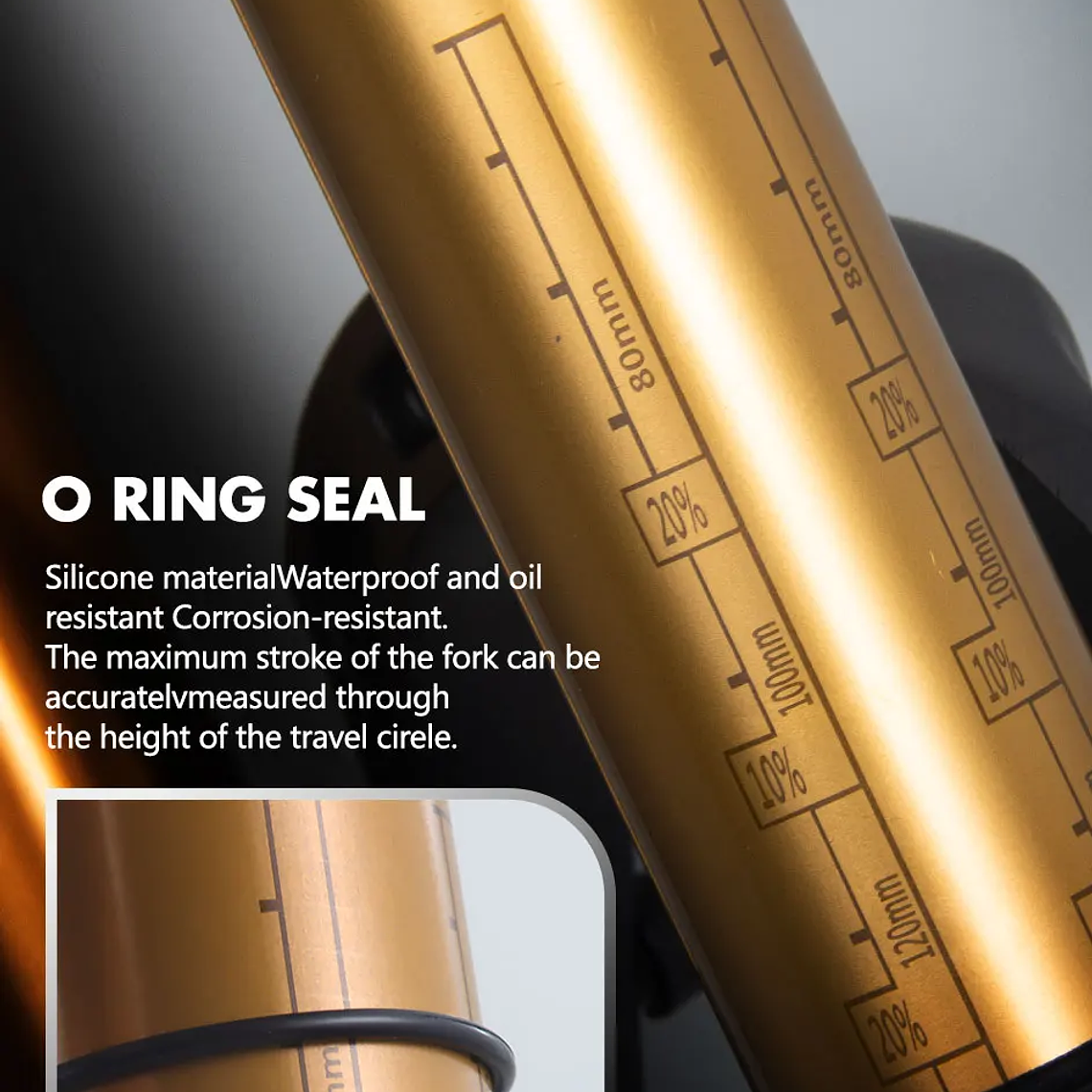 BOLANY R29 Horquilla de Bicicleta con Ajuste de Rebote Suspensión Delantera de Aire MTB 26/27.5/29 Pulgadas Recorrido de 120 mm Horquilla de 9x100mm Liberación Rápida Accesorios para Bicicletas Hor 37