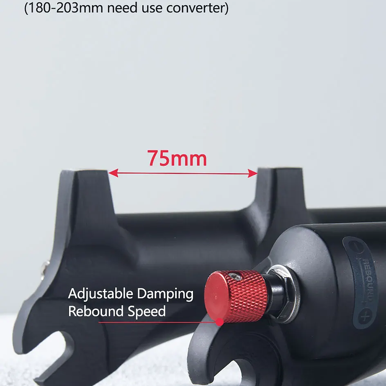 BOLANY R29 Horquilla de Bicicleta con Ajuste de Rebote Suspensión Delantera de Aire MTB 26/27.5/29 Pulgadas Recorrido de 120 mm Horquilla de 9x100mm Liberación Rápida Accesorios para Bicicletas Hor 38